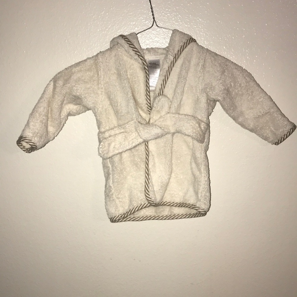 Baby Starters Monkey Bath Robe NWOT